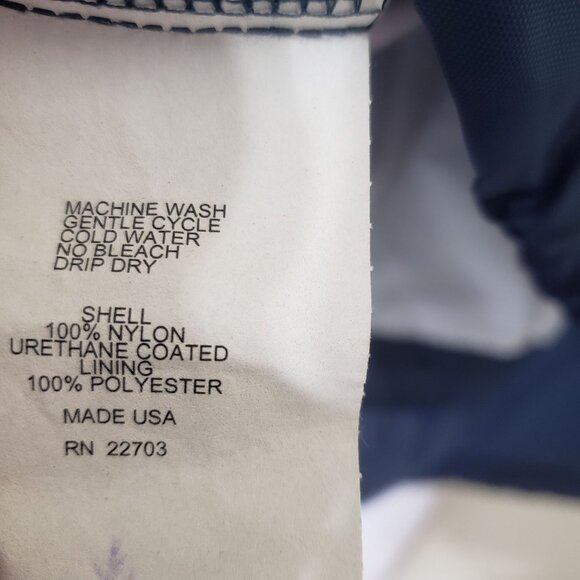 Birdie Golf Jacket with Yellow Accent Windbreaker Mens Size L Vintage Jacket - Picture 5 of 5